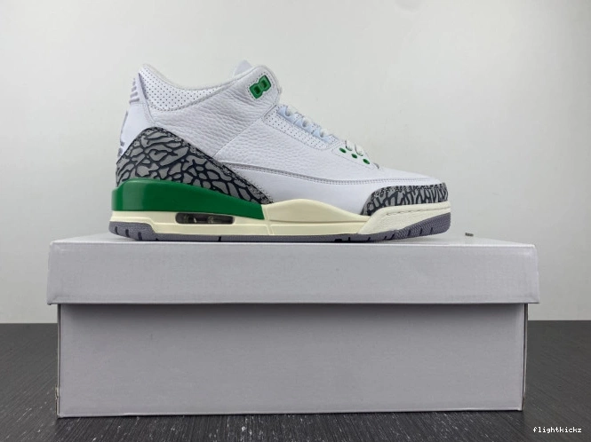 CK9246-136 3 Jordan Retro (W) Green Lucky 0822